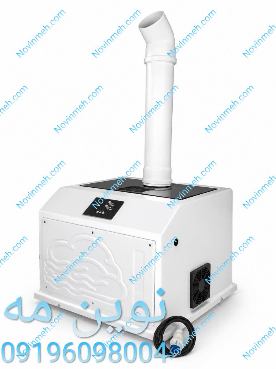 رطوبت ساز التراسونیک صنعتی 6 لیتری نوین مه مدل X6000 (16پیزو)