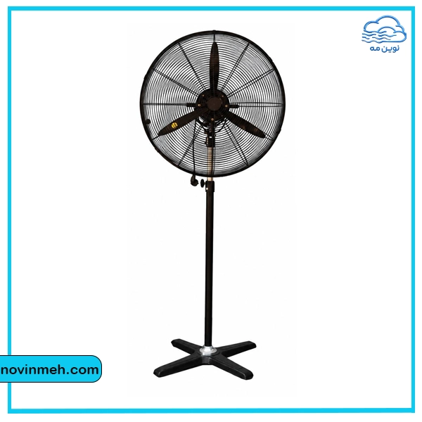 پنکه صنعتی ایستاده نوین مه، پره 75 سانتی متر (کنترل دار با موتور عایق) | فروشگاه نوین مه